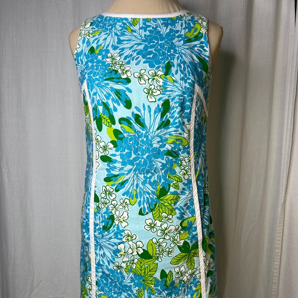 Lilly Pulitzer Originals Vintage Tropical Print Mini Dress Fully Lined Size 4